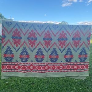 Western American Indian blanket/Antique vintage